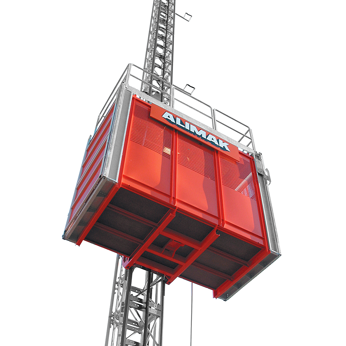 Person og materialheis kapasitet < 2000 kg